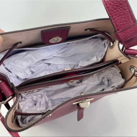 Kate Spade Small Martini Blackberry Preserve Bucket Bag - Picture 6 of 10